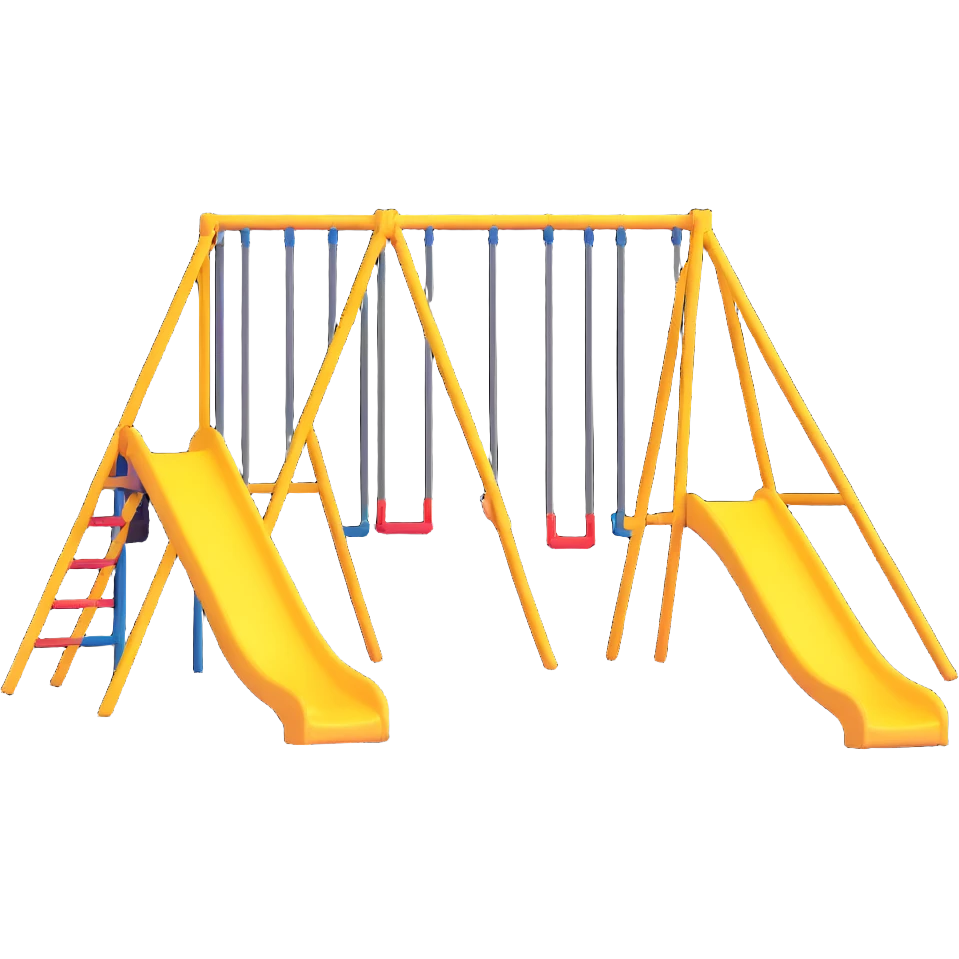 playground with slide and swing set emoji
