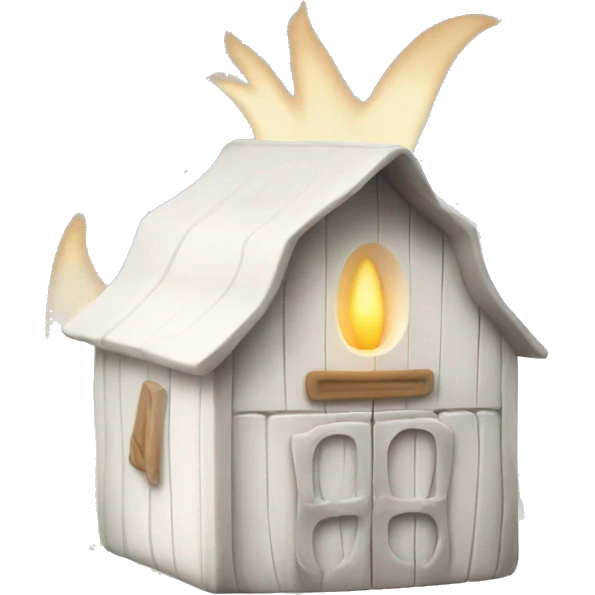 White barn vanilla candle  emoji