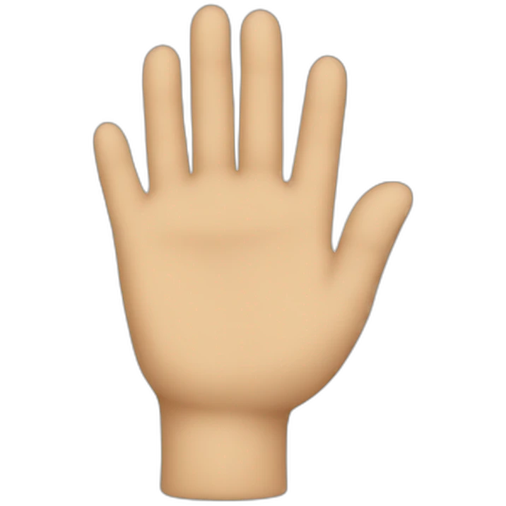 Os de la main emoji