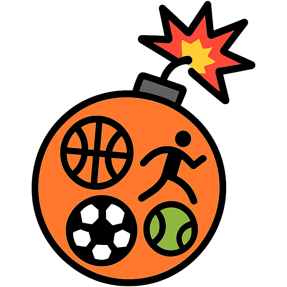 Sports popularity explosion with diverse athletic activities emoji