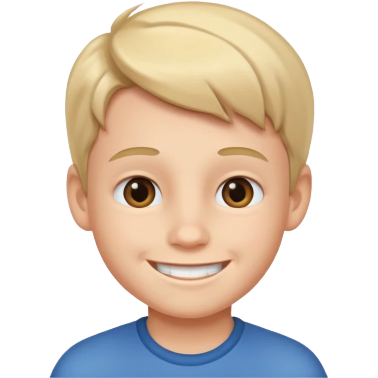 smiling male kid emoji