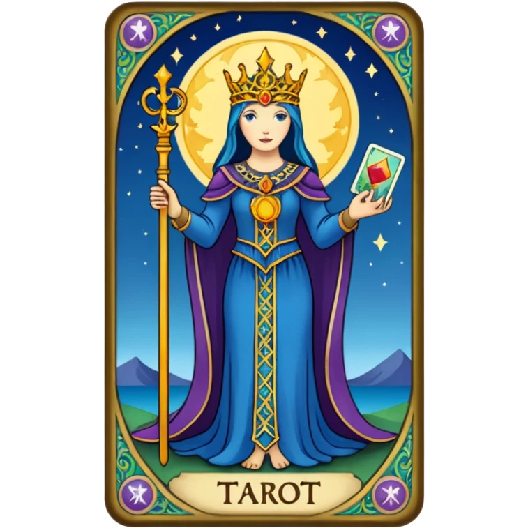 Карта таро emoji