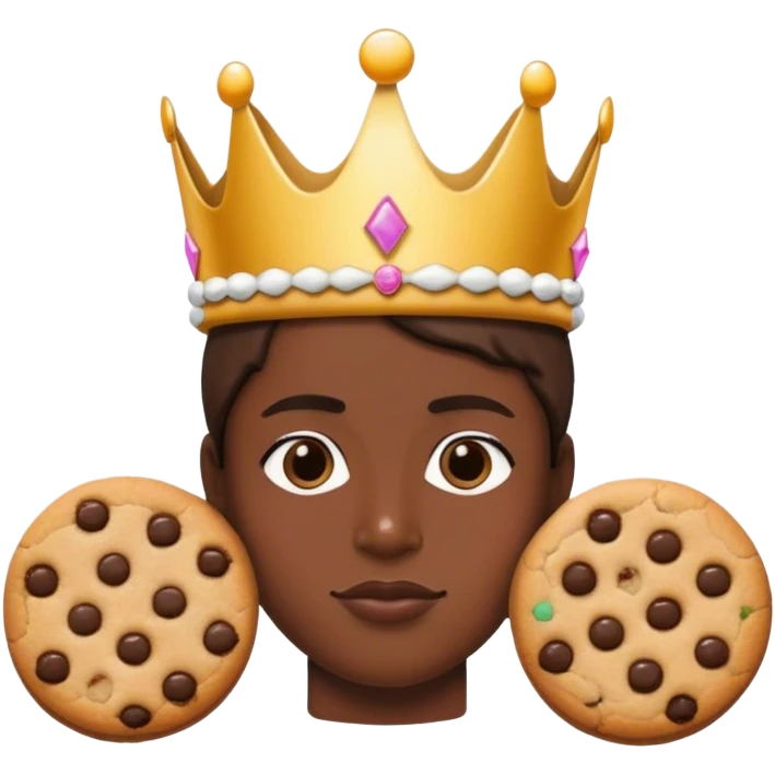 cookie king emoji