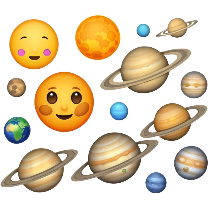 Solar system emoji