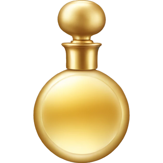 Gold perfume emoji
