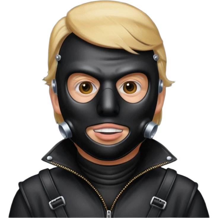 Trump as the gimp emoji
