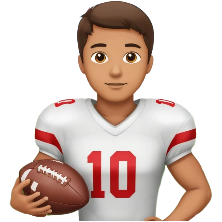 A guy playing football  emoji