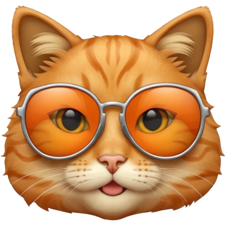Cat wearing sunglasses emoji