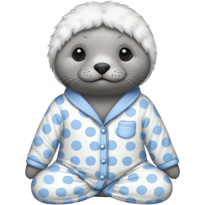 seal in pajamas  emoji