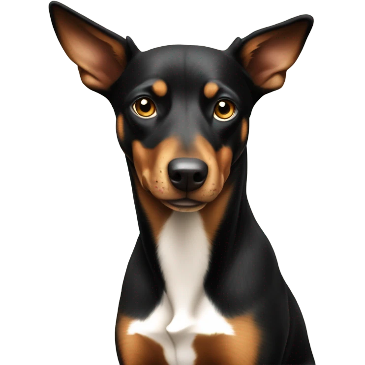 realistic dog australian kelpie indoor gaze emoji