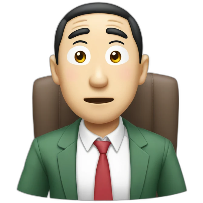 Director colegio shin chan emoji
