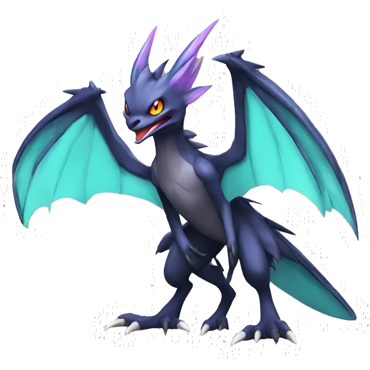 Cool Nargacuga-Noivern-Pokémon Full Body emoji