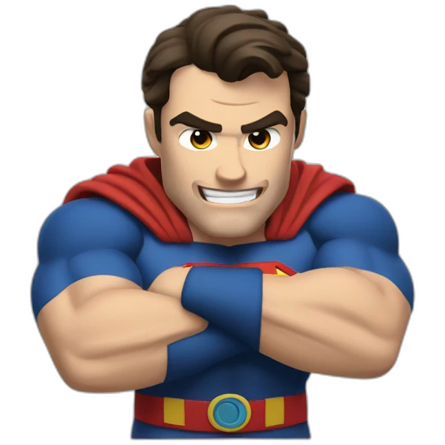 Henry Cavil flexing  emoji