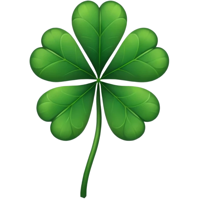 Un Trébol de 5 hojas Black clover emoji