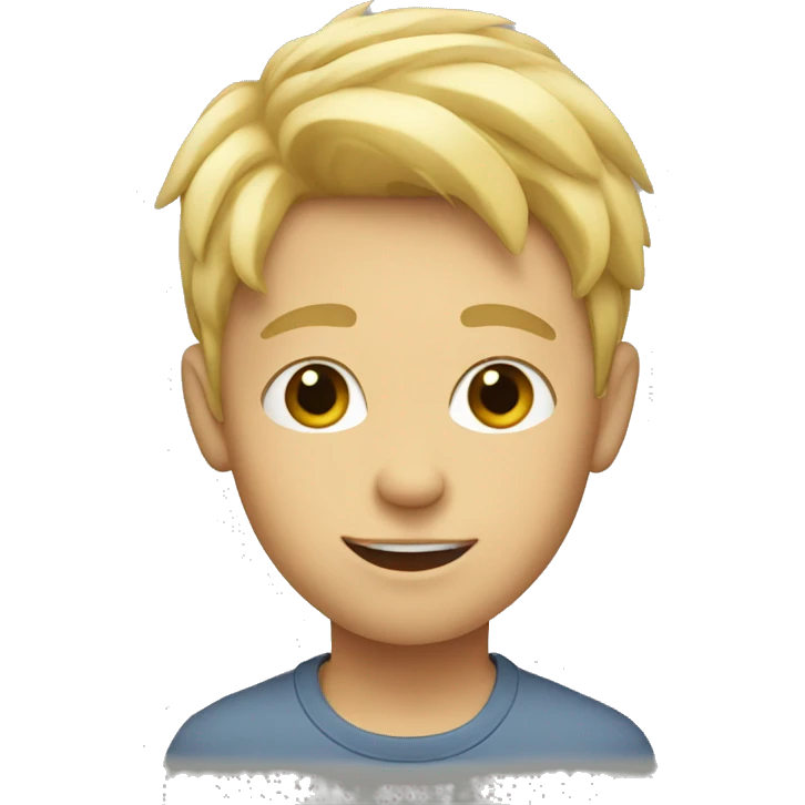 blonde boy emoji