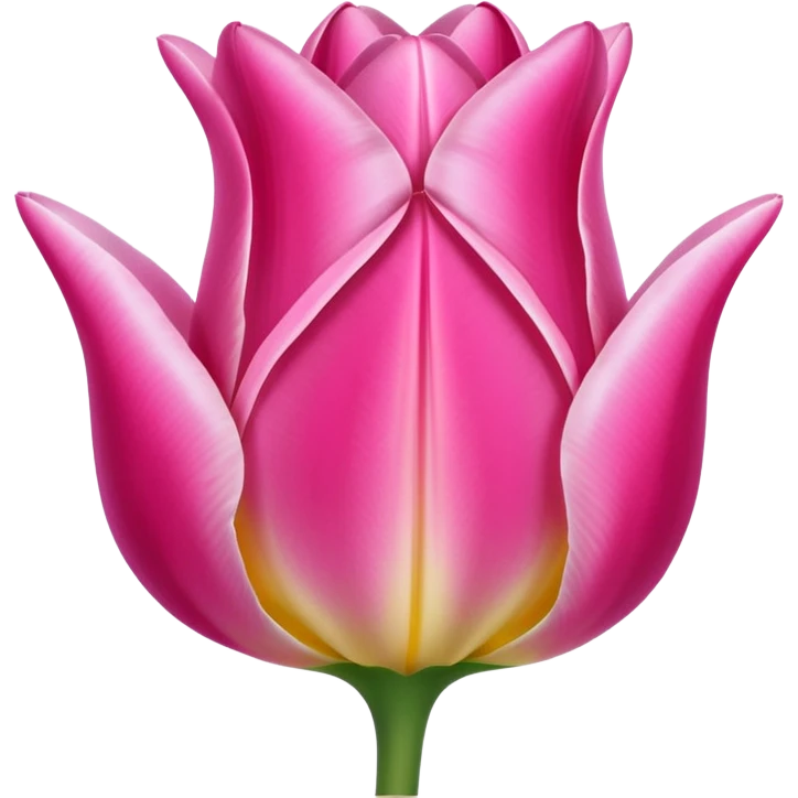 Pink tulip emoji