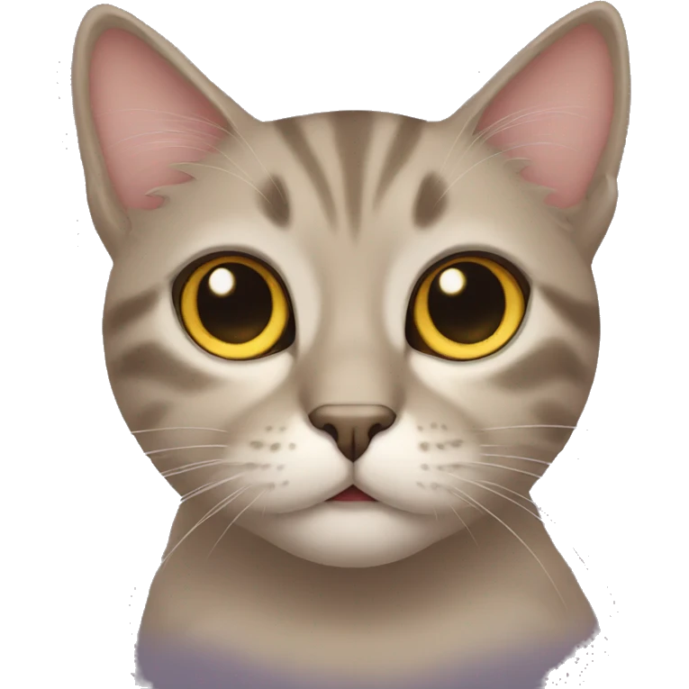 Cat with stars in its eyes emoji