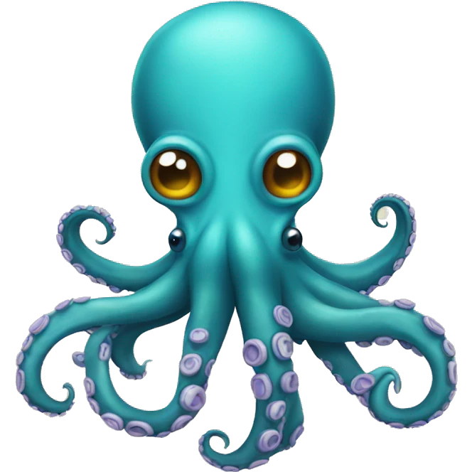 Octopus with a bow emoji