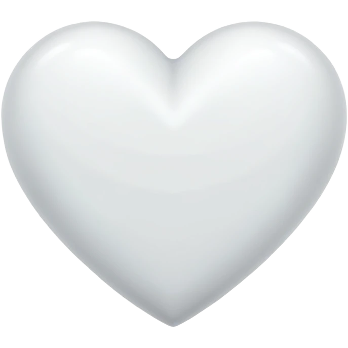 Corazón blanco emoji
