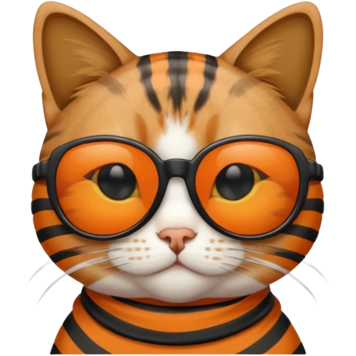 Cat wearing sunglasses emoji