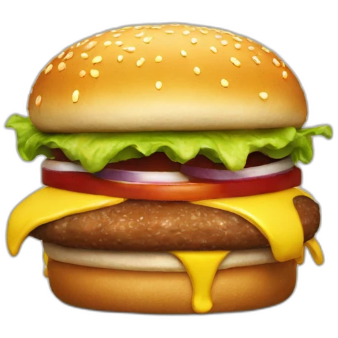 Burger monster emoji