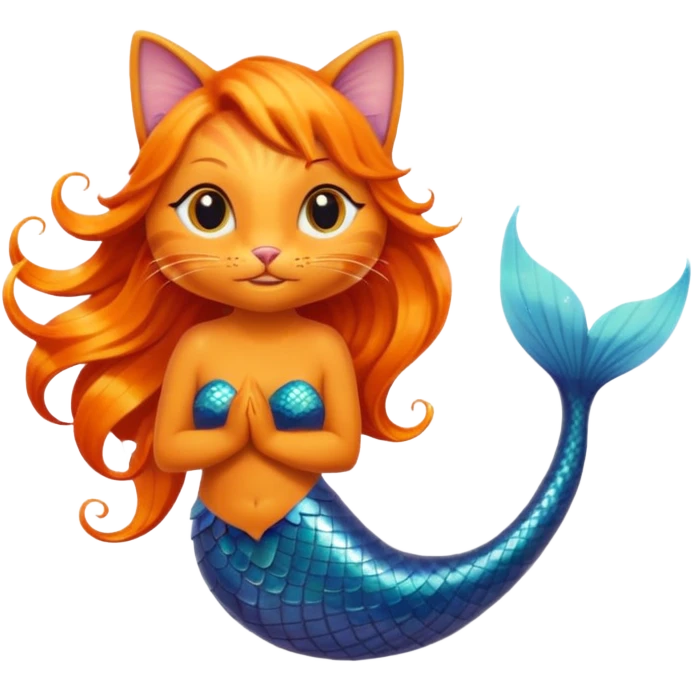 cat mermaid emoji