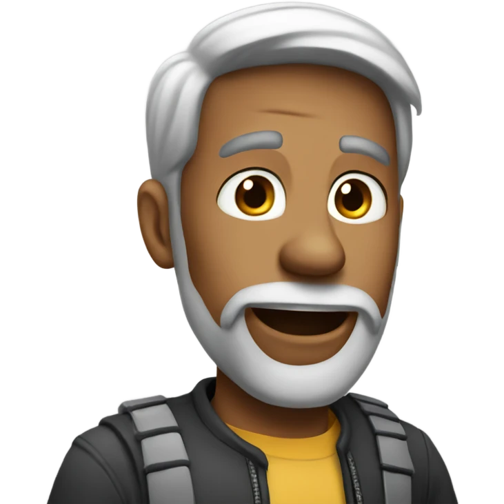 man saying ooooo emoji