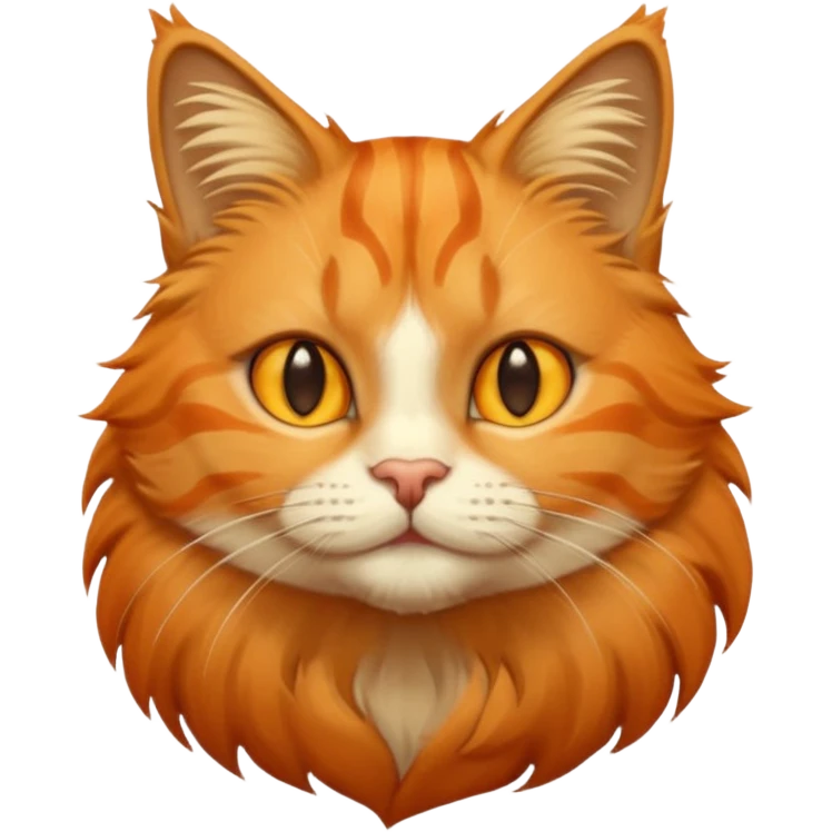 greeting orange cat emoji