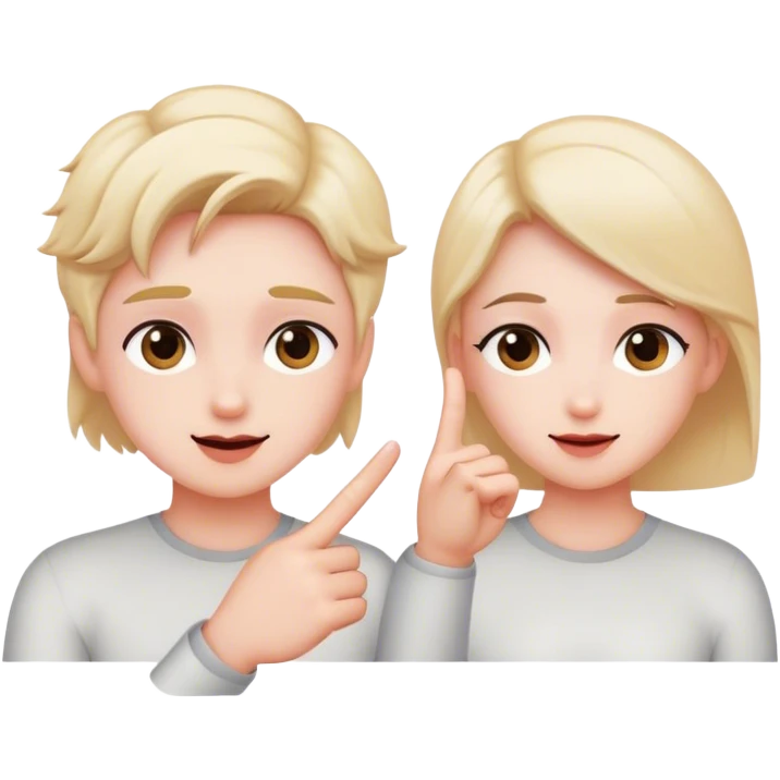 Blushing emoji with fingers pointed towards each other  emoji