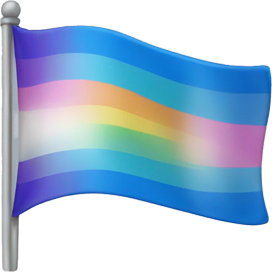blue gay flag emoji