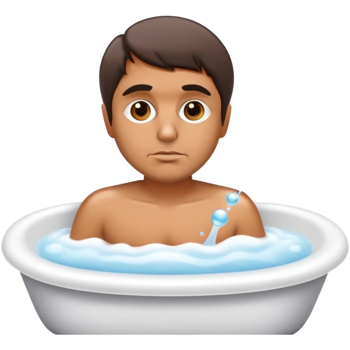 Scarface taking bath emoji