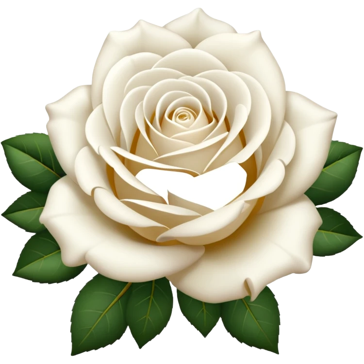 white roses only emoji