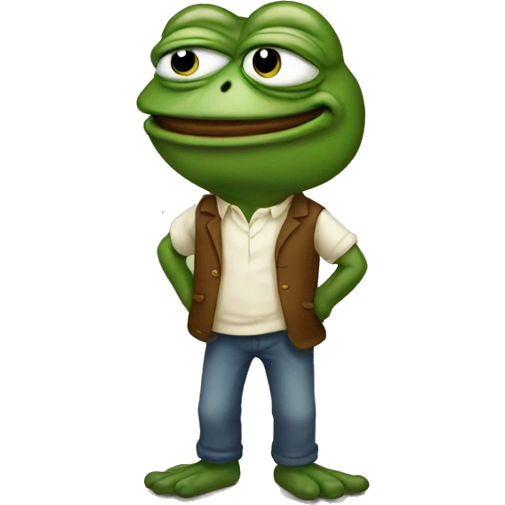 standing pepe emoji