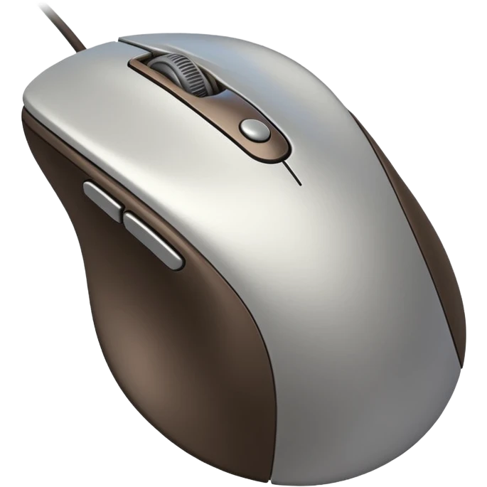 the hand using the mouse emoji