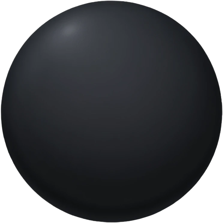 Black fabric Limbless ninja/robber balaclava ball sphere! It’s rollable emoji