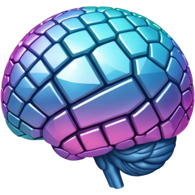 un cerveau comme une boule disco emoji