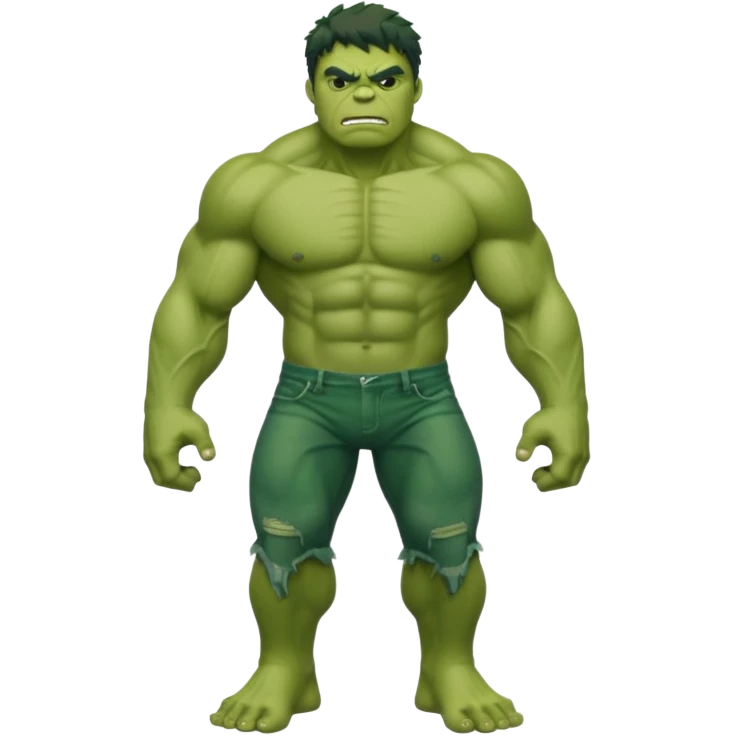 Hulk  full body emoji