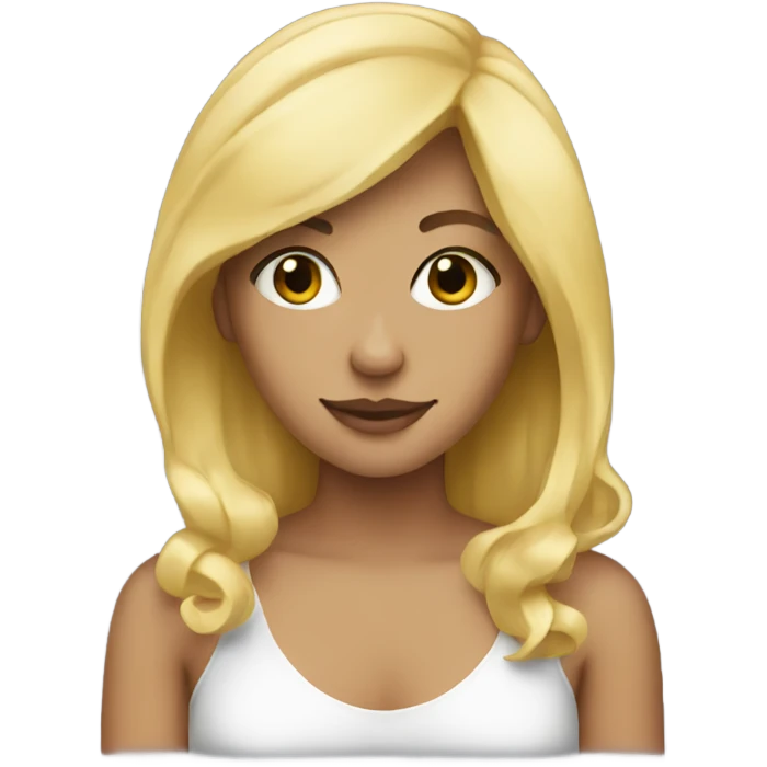 Blonde girl emoji