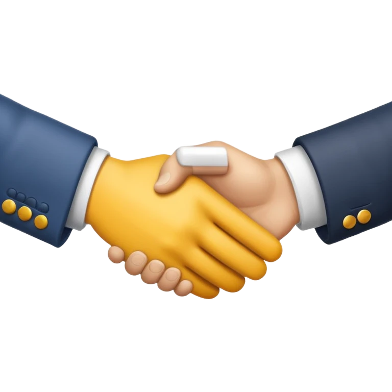 Hand shake  emoji
