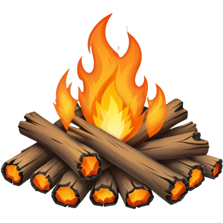Fogata de camping 32x32 png menos de un mega emoji
