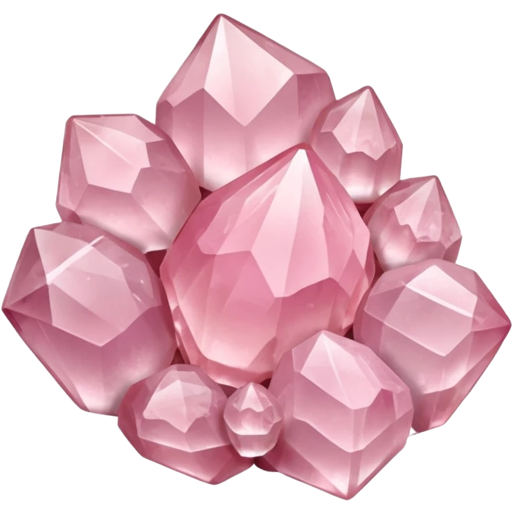 Rose Quartz Cluster emoji