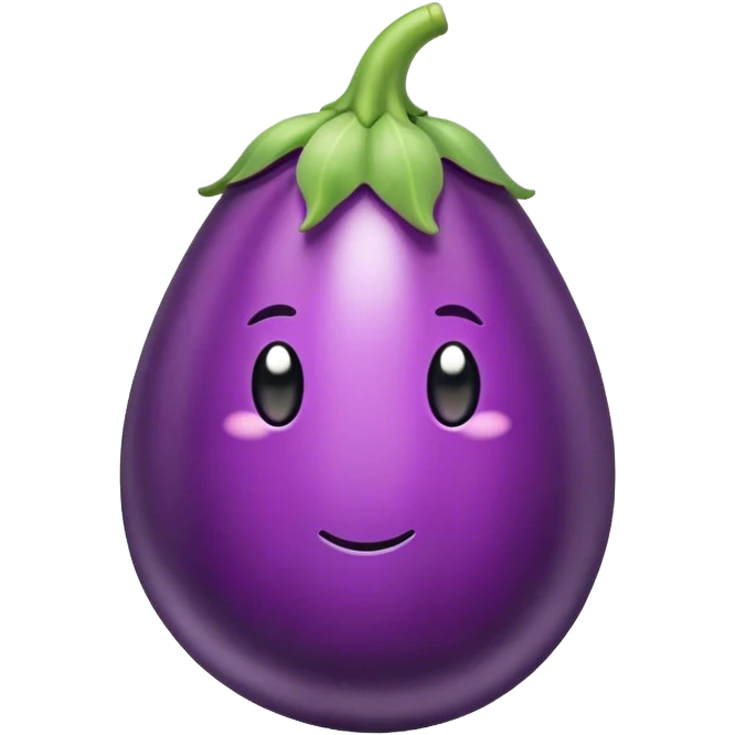 Eggplant badge emoji