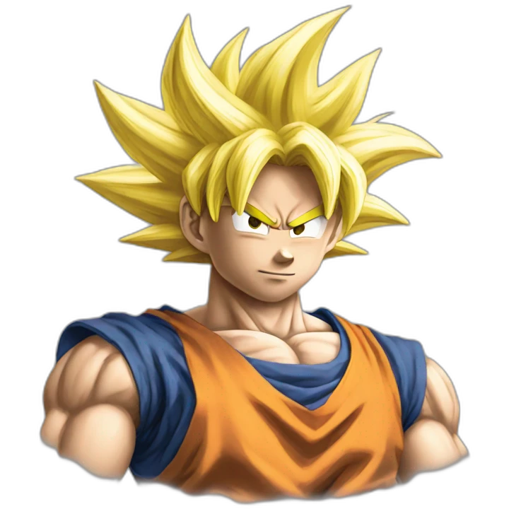 Goku thumb like emoji