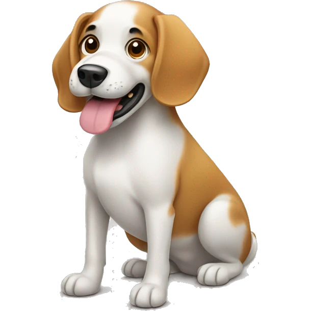 Dog with springs for legs emoji
