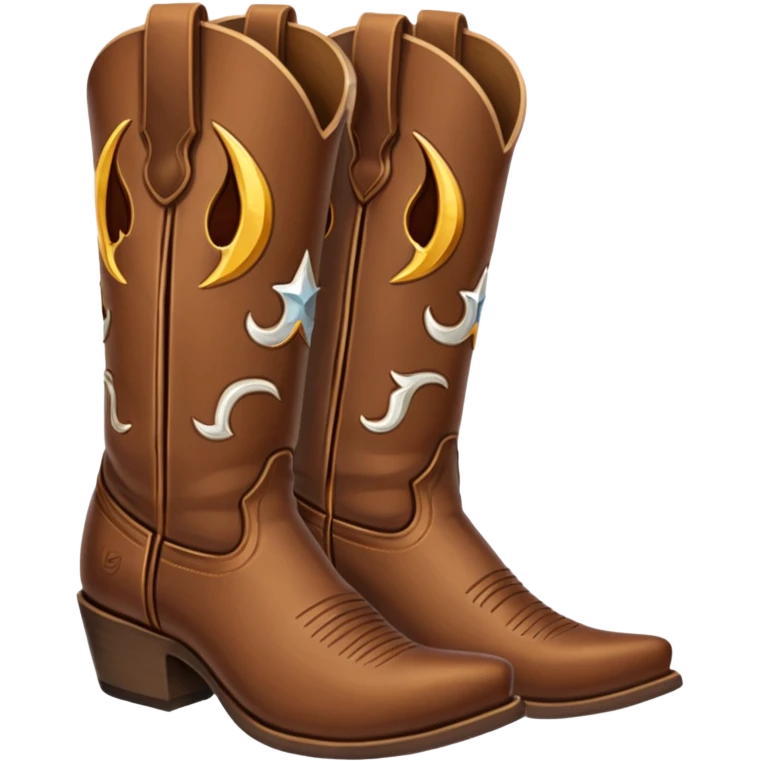 Cowboy boots emoji