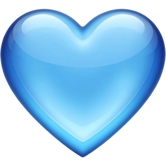 Crystal blue heart
 emoji