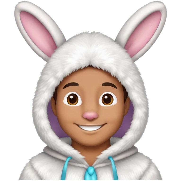 Ben in easter bunny costume emoji