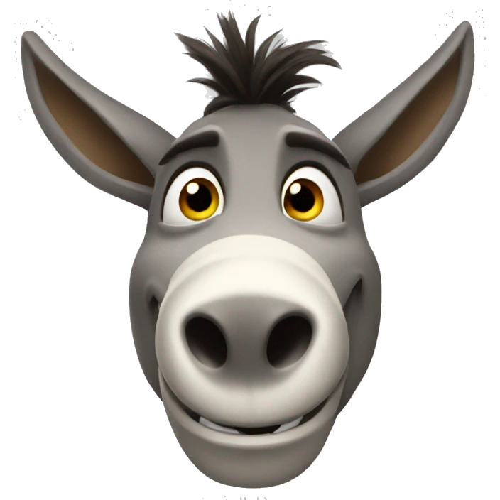 Donkey from Shrek emoji
