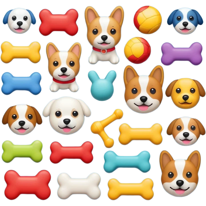 juguetes para  perro emoji