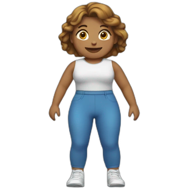 Woman fit emoji